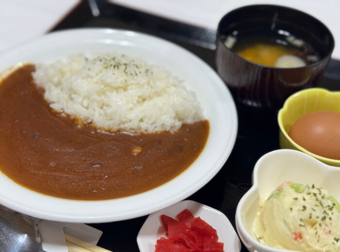 朝食メニュー：朝カレー