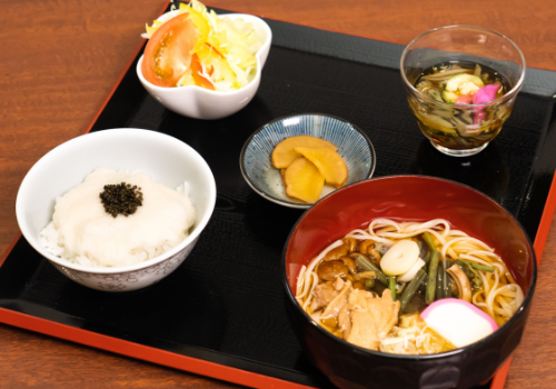 稲庭うどん定食